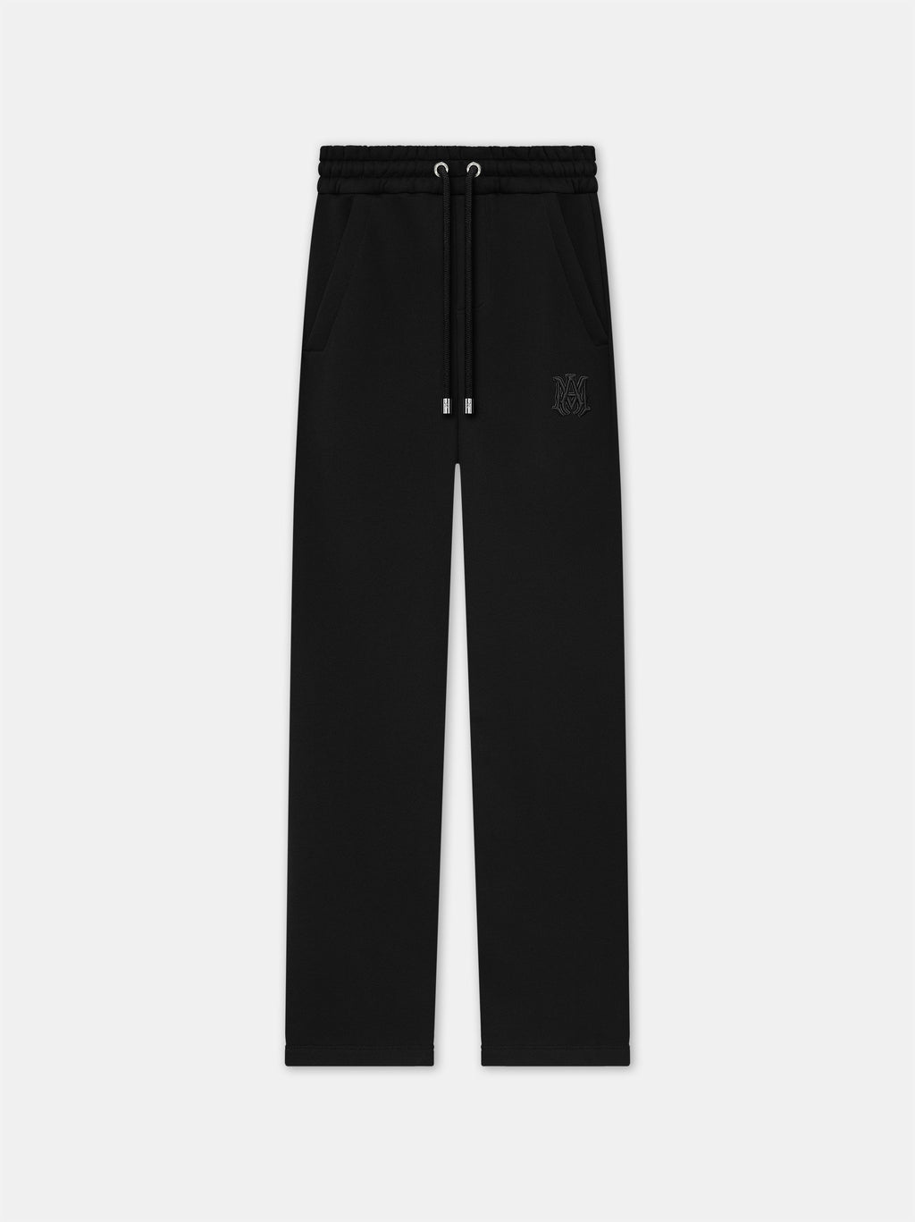 MA EMBROIDERED OVERSIZED SWEATPANT - BLACK
