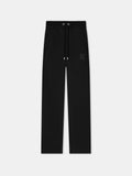 MA EMBROIDERED OVERSIZED SWEATPANT - BLACK