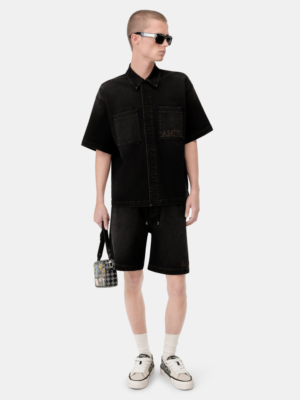 AMIRI 3D 5 POCKET SHORT - Vintage Black